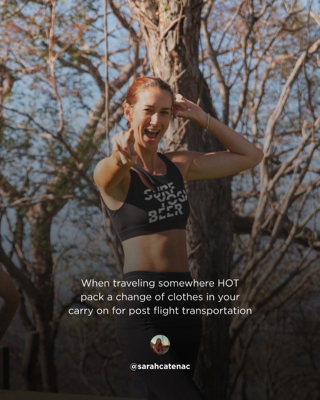 Travel hack from @sarahcatenac